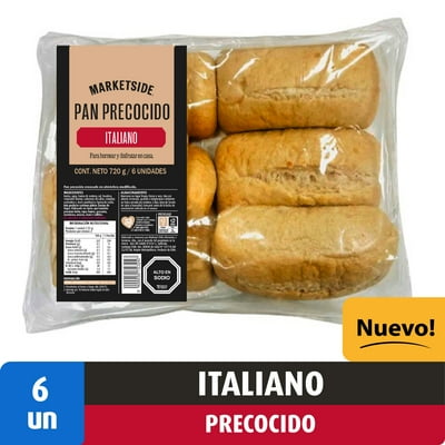 Pan Precocido Italiano 6 Un 720 G Marketside