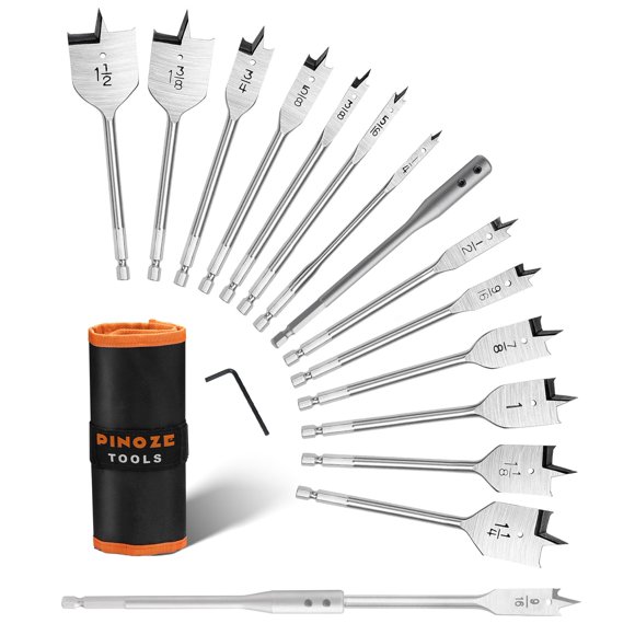 Juego de brocas Spade Pinoze de 14 piezas con extensión de 6 pulgadas
