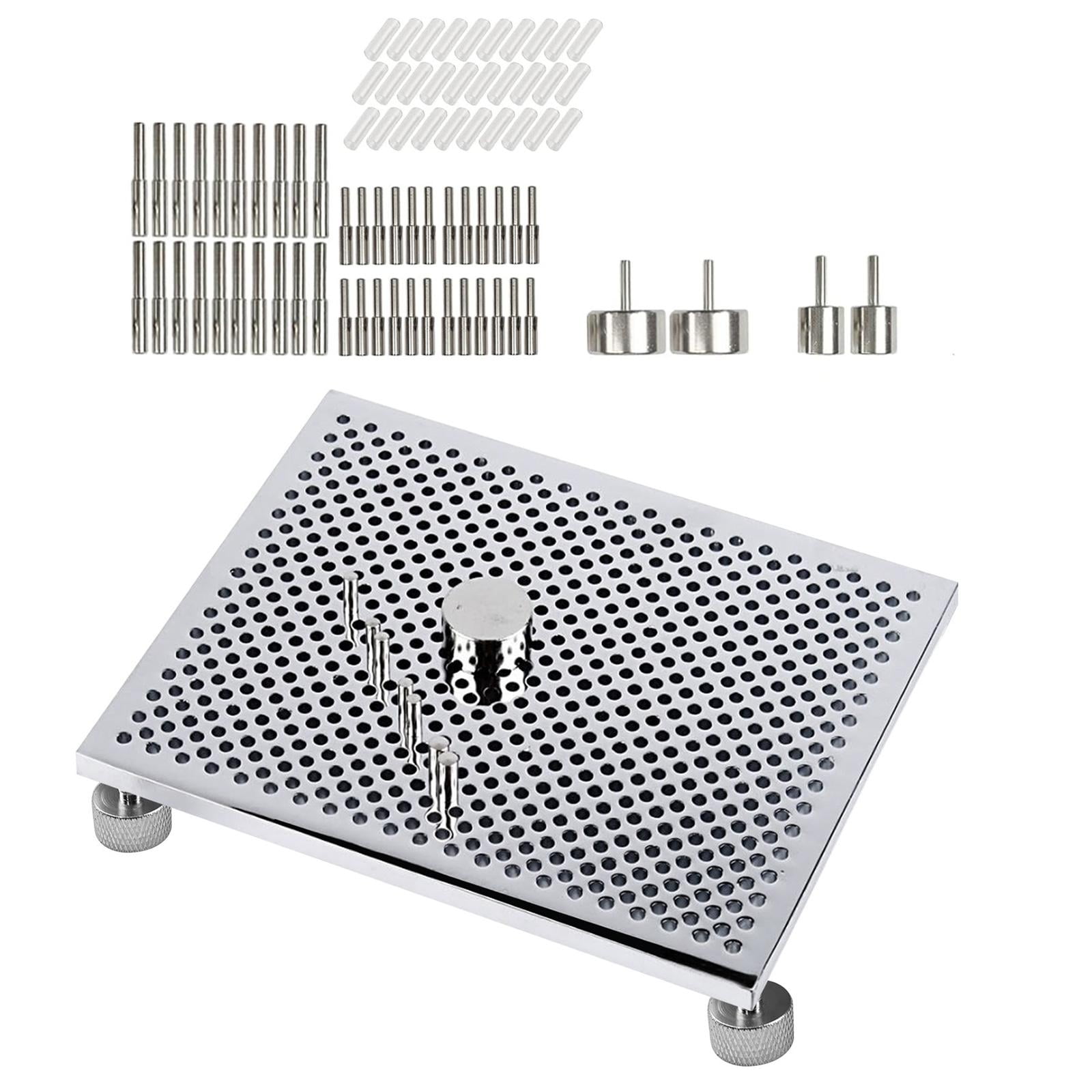 Bothyi - Plantilla Para Doblar Alambre, 30 Clavijas De Metal, Tabla Para Doblar Metal Para Diseño De Joyería Con Orejas