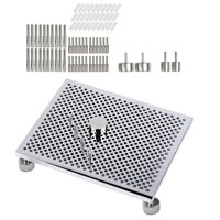 Bothyi - Plantilla Para Doblar Alambre, 30 Clavijas De Metal, Tabla Para Doblar Metal Para Diseño De Joyería Con Orejas