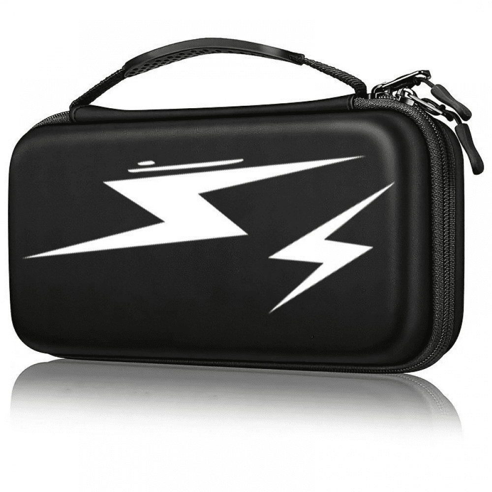 Genérico - Funda De Transporte Rígida De Eva A Prueba De Golpes Compatible Con Nintendo Switch Oled Con Protección Y Compartimento Dedicado Para El Mando-negro