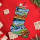 thumbnail image 4 of Tom y Jerry Tema: Calcetines de Navidad, fino lino blanco para colgar en escaleras y chimenea, decoración navideña para el hogar, regalo de Navidad. 45cm × 32cm, 4 of 5