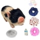 thumbnail image 3 of Lechón De Silicona De Cuerpo Suave, Mini Lechón Reborn Para Niños, Regalo De Cumpleaños, Niño Y Niña, Negro, 3 of 5