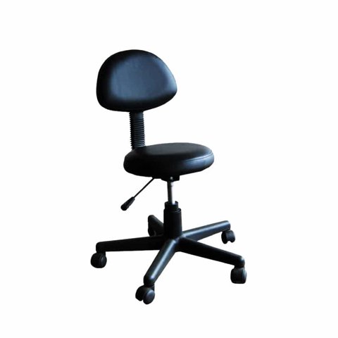 Camillas Chile - Piso Con Ruedas - Taburete Con Respaldo