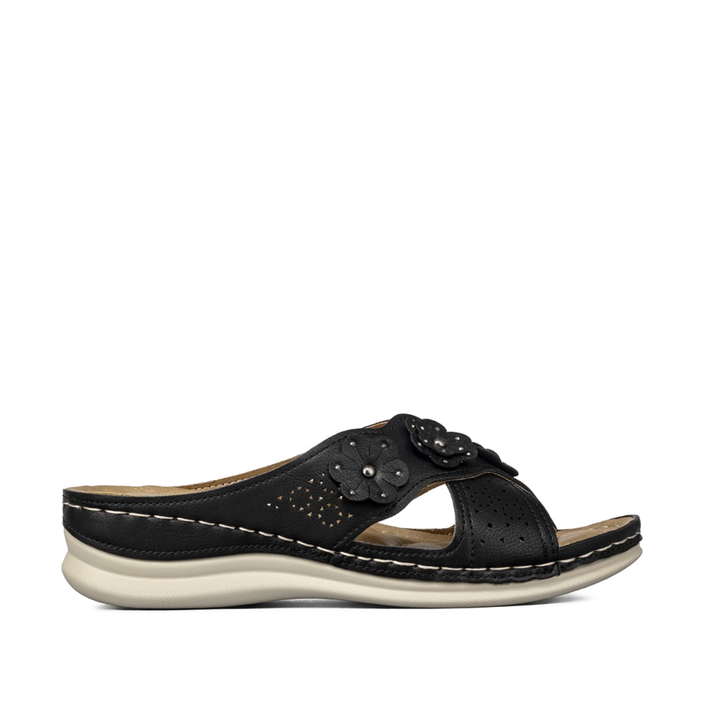 Sandalia Tipo Chala Confort Taco Cuña Mujer Weide Yl056