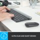 thumbnail image 3 of Teclado y Ratón Logitech MK470 Slim Inalámbrico Negro/Gris, 3 of 9