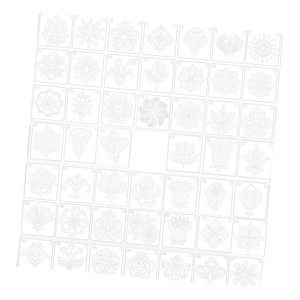 Magideal - Juego De Plantillas De Mandala De 48 Uds., Plantillas Para Manualidades Diy, Plantillas Para Colorear Prácticas Únicas Y Fáciles De Usar, Plantillas P