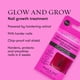 thumbnail image 4 of Set de tratamiento de uñas Nails Inc Glow & Grow con aceite para cutículas, 2 unidades, 4 of 7