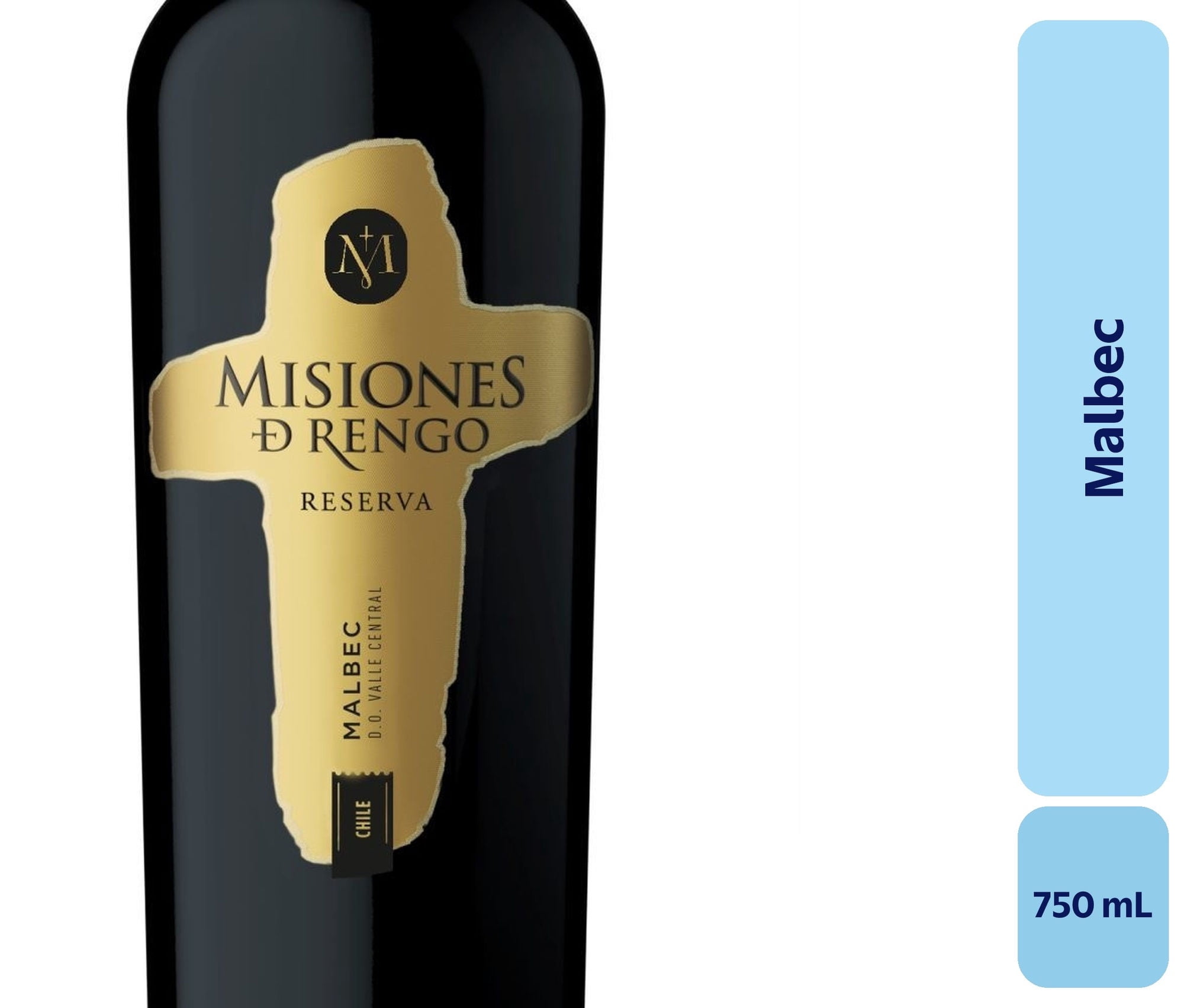Vino Malbec Botella 750 mL Misiones De Rengo