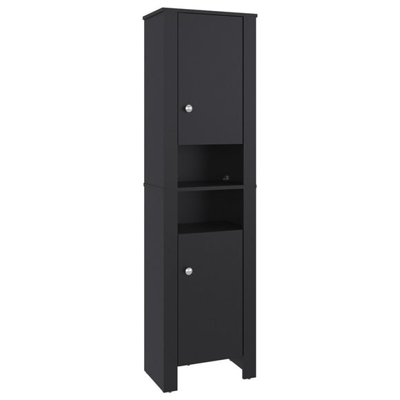 Estante Organizador Baño Vanessa 2 Puertas Wengue