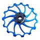 thumbnail image 4 of Bicicletas De Carretera Polea De Cerámica Desviador Trasero 15T Guía MTB Rodamiento Jockey Rueda Azul, 4 of 5