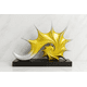thumbnail image 1 of Escultura de antigua concha de plata dorada, 1 of 2