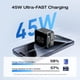 thumbnail image 2 of Cargador EF ECOFLOW 45W 3 en 1 con cable USB‑C retráctil, 2 of 8