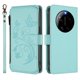thumbnail image 2 of Funda Cartera Mariposa para [Xiaomi 17 Ultra] con Soporte y Cremallera Verde menta, 2 of 6