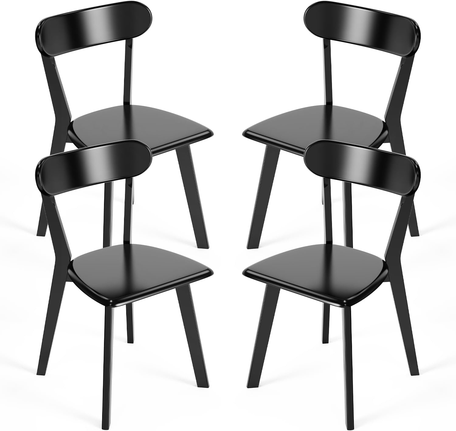 Habita2 Chile - Pack 4 Sillas Phillipe - Negro