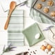 thumbnail image 4 of Toalla de cocina DII Everyday Urban Stripe verde alcachofa, 3 piezas, 4 of 8