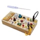 thumbnail image 3 of Interruptor De Luces, Juguetes De Tablero Ocupado Con Botones, Panel De Control De Madera Para Niños Pequeños, 3 of 5