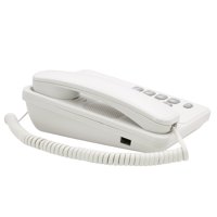 Uniden - Teléfono De Mesa Pared Botones Grandes Ideal Oficinas Color Blanco