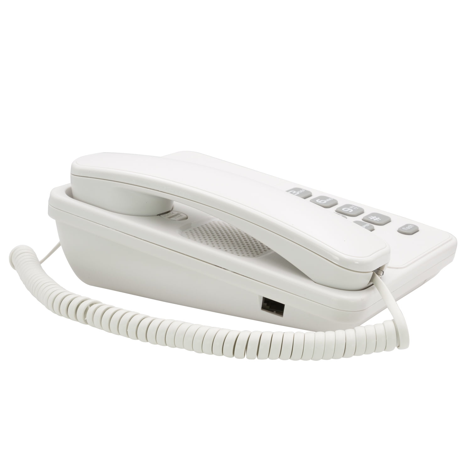 Uniden - Teléfono De Mesa Pared Botones Grandes Ideal Oficinas Color Blanco