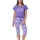 thumbnail image 2 of Pijama Capri Mujer Morado XL, 2 of 3