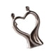 thumbnail image 1 of Escultura de pareja, arte abstracto, estatua de amantes íntimos, forma de corazón, decoración de mesa, figura de resina para estantería, escritorio de, 1 of 5