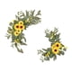 thumbnail image 5 of 2 Piezas De Flores De Arco De Boda Flores Falsas Vegetación Para Adorno De Puerta Delantera Flor Amarilla, 5 of 5