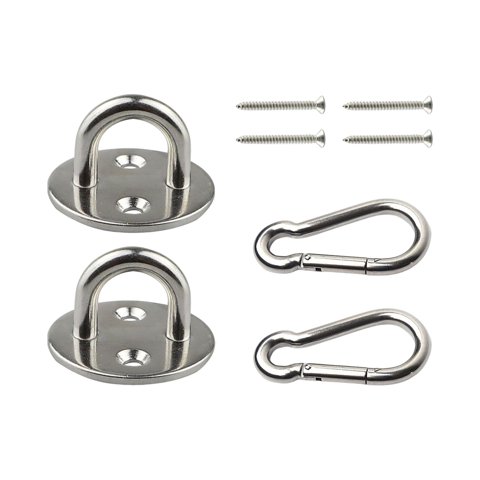 Bothyi - Almohadilla Para Placa De Ojo, Gancho De Montaje Oscilante Resistente Para Escalada En Roca, Vela De Sombra, Uso Doméstico, 6Cm X 3Cm