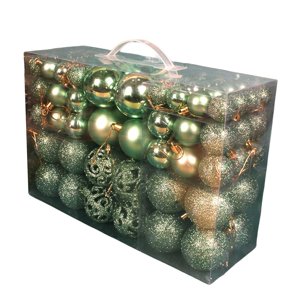 Magideal - Adornos De Bolas De De Navidad, Bolas De Decoraciones De Es De Navidad Inastillables Para Fiesta De Vacaciones De De Navidad , Verde