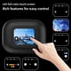 thumbnail image 3 of Auriculares inalámbricos Bluetooth con traducción por IA, reproducen música en 144 idiomas, traductor de idiomas en tiempo real (negro), 3 of 8