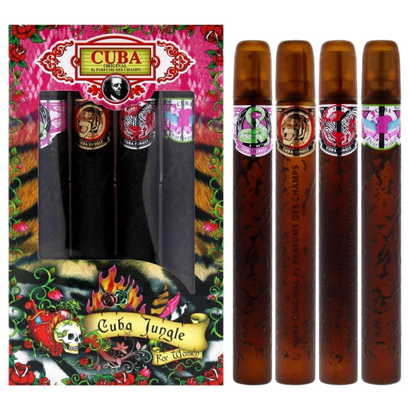 Set de regalo de perfume Parfums Des Champs Cuba Original Jungle
