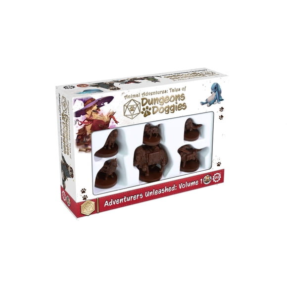 Caja 1 de Miniature Animal Adventures Dungeons and Doggies