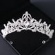 thumbnail image 1 of Gorgeous Silvery Crystal Bridal Tiara & Crown Headband - Perfect for Weddings, Parties & Proms!, 1 of 5
