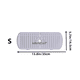 thumbnail image 1 of 1pc BPA-Free Silicone Sink Splash Guard - Upgraded Design Faucet Handle Drip Catcher Tray for Bathroom Countertops - Anti-Splash Drain Pad - Bathroom Accessories, 1 of 5