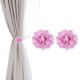 thumbnail image 1 of Uxcell Sujetadores de Cortina de Flor de Loto, 2 Piezas de Clips de Cortina Florales Artificiales, Hebillas Modernas para Sujetar Cortinas, Clips Decorativos para Ventanas, Blanco, 1 of 5