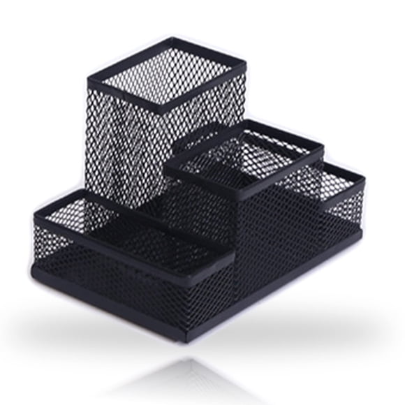 Organizador de escritorio Caddy koofull 15 cm × 10 cm × 10 cm – 4 compartimentos