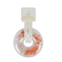 Homewell - Set De Clips Y Pins Bronce 10X10X2.7Cm