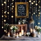 thumbnail image 4 of Guirnaldas de fiesta Twinkle Little Star con purpurina, lunas y estrellas colgantes, decoraciones para cumpleaños infantiles, baby shower, bodas, Ramadán, EID, graduación, suministros para fiestas, 4 of 8