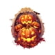 thumbnail image 2 of Pegatinas De Baño De Halloween, Papel Tapiz Decorativo Para Sala De Estar, Oficina, Cocina, 2 of 3
