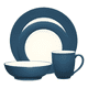 thumbnail image 1 of Juego de vajilla 4 piezas para mesa noritake c... Azul, 1 of 3