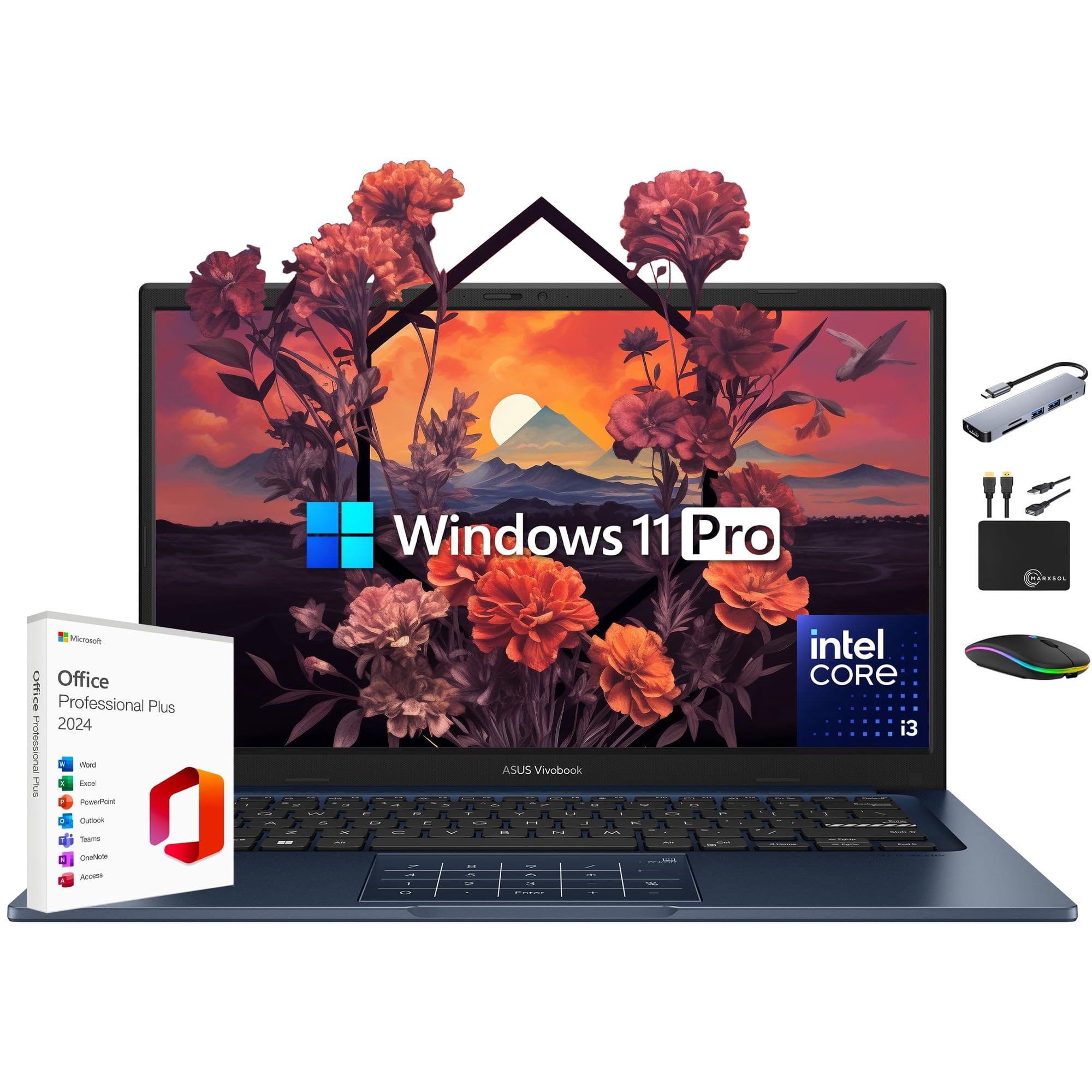 Ordenador Portátil Asus Vivobook 2025, Ultraportátil, 14 Pulgadas, Fhd I3, 16 Gb/1 Tb