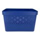 thumbnail image 1 of Cesta Almacenamiento 17L plastico, Azul 1 un, 1 of 3