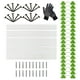 thumbnail image 4 of Juego De Aros Para Invernadero, Tiras De Soporte Para Camas Elevadas, Cubierta Para Fila De Redes De Jardín, Juego De 30 Aros, 4 of 5