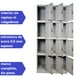 thumbnail image 4 of Locker Casillero Metalico 3 Cuerpos 12 Puertas, 4 of 7