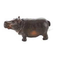 Ioensy - Burbujeador De Aire Para Acuario De Hipopótamo, Decoración Para Acuario De Cangrejo Ermitaño, 14,5 Cm X 7 Cm X 5,3 Cm