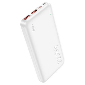 Hoco. - Power Bank J101 Ultra-Thin 10,000Mah 22.5W Blanco