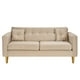 thumbnail image 1 of Sofa New Retro 3c Felpa 01 Beige, 1 of 6