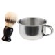 thumbnail image 2 of Cepillo de afeitar para hombres Copa de afeitar inoxidable Taza Copa Salón Barbero Set de afeitado para barba, 2 of 5