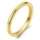 thumbnail image 1 of 1pc Unisex Couples Ring Set - 2mm Stainless Steel Stackable Rings for Engagement and Wedding, 1 of 5