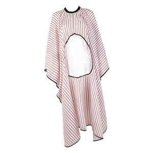 Ioensy - Capa De Corte De Pelo Capa De Peluquero Estilista Salón Peluquería Delantal Paño Rojo