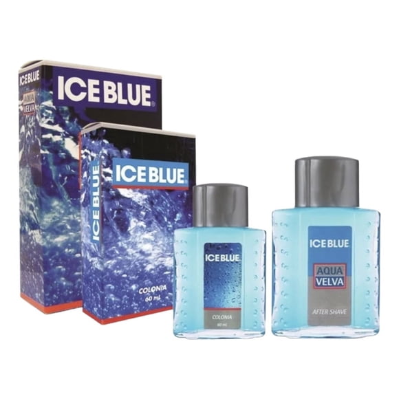 After Shave 120ml + Colonia 60ml Ice Blue Aqua Velva